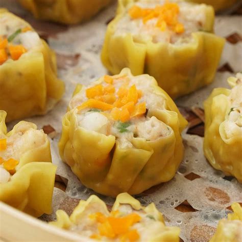 Cantonese Siu Mai ( Shumai ) Prawn & Chicken Dumplings | Recipe Cart ...