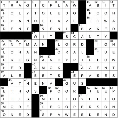 0310-23 NY Times Crossword 10 Mar 23, Friday - NYXCrossword.com