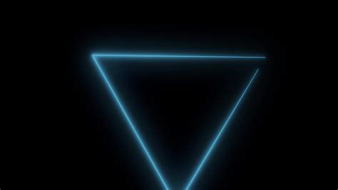 Abstract neon polygons in black space. Lasers lines moving in a circle 38529811 Stock Video at ...