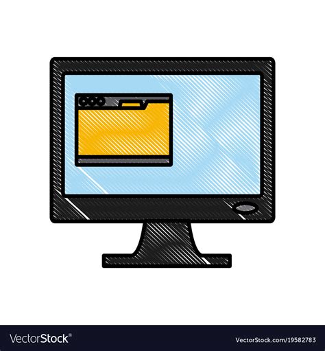 Computer Screen Vector Drawing Style 的图像结果