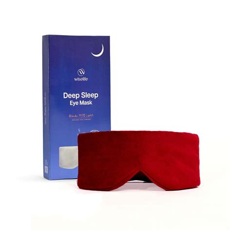 Buy WiseLife Luxury Silk Velvet Sleep Eye Mask For Men & Women | Ultra ...