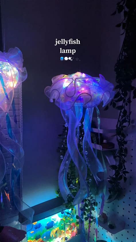 Jellyfish Lamp in 2024 | Jellyfish lamp, Bedroom night light, Jellyfish ...