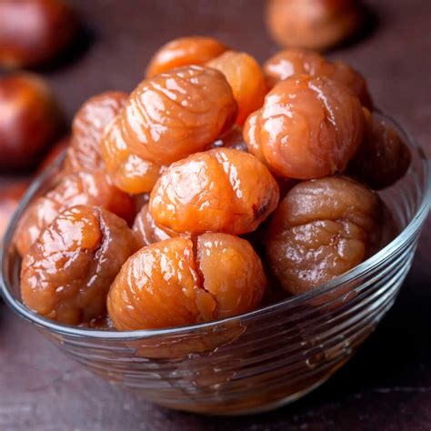Marron Glace - Candied Chestnuts in Syrup , 1.1lb - 500g Traditional ...