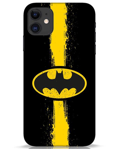 Buy Batman Logo Printed Designer Hard Cover for iPhone 11 (Shock Proof, Light Weight) Online in ...