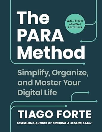The PARA Method: Simplify, Organize, and Master Your Digital Life ...
