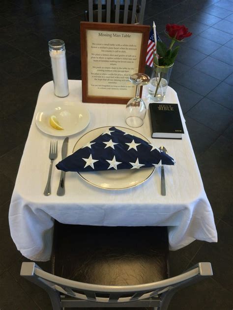 Image result for The Missing Man Table Script