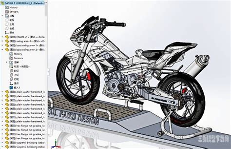 摩托车构造的制作方法