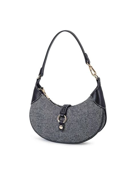 MKF Collection by Mia K Mire Shoulder Half Moon Bag Fashion And Timeless in Gray | Lyst