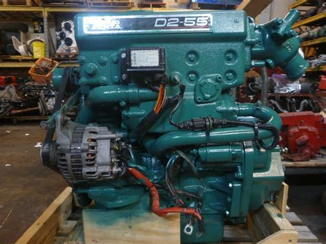 Volvo Penta D2-55F 55hp Marine Diesel engine saildrive/transmission ...