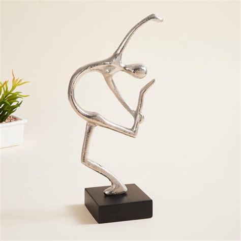 Buy Fiesta Silver Solid Metal Dancing Figurine from Home Centre at just ...