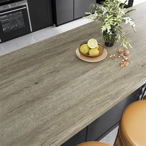 VEELIKE Taupe Oak Wood Contact Paper – Veelike