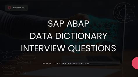 SAP ABAP DDIC Interview Questions