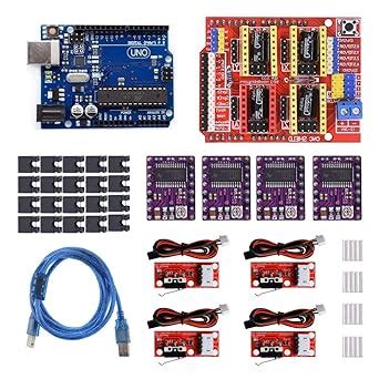 Electrobot Professional 3D Printer CNC Kit for Arduino Uno R3 with CNC ...