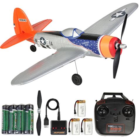 Buy ZHIKE RC Airplane For Adults And Kids, 4 Channel Hobby Remote ...