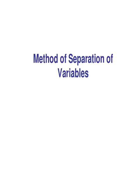 Separation of Variables Examples 的图像结果