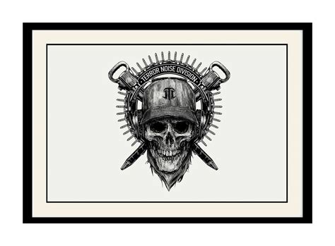 ArtStory Wooden Skull with Swords Framed Wall Painting (30 cm x 20 cm x ...