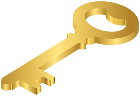 Golden Key Clip Art