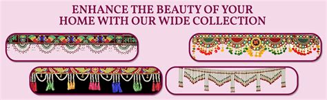 Saugat Traders Flower Toran for Home/Mandir Entrance Door - Ganesh Pan ...