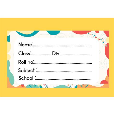 ISEE 360® Name Slip Label Stickers for Kids School Books Students ...