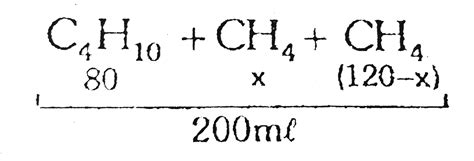 An ideal gaseous mixture of ethane `(C_(2)H_(6))` and ethane `(C_(2)H ...