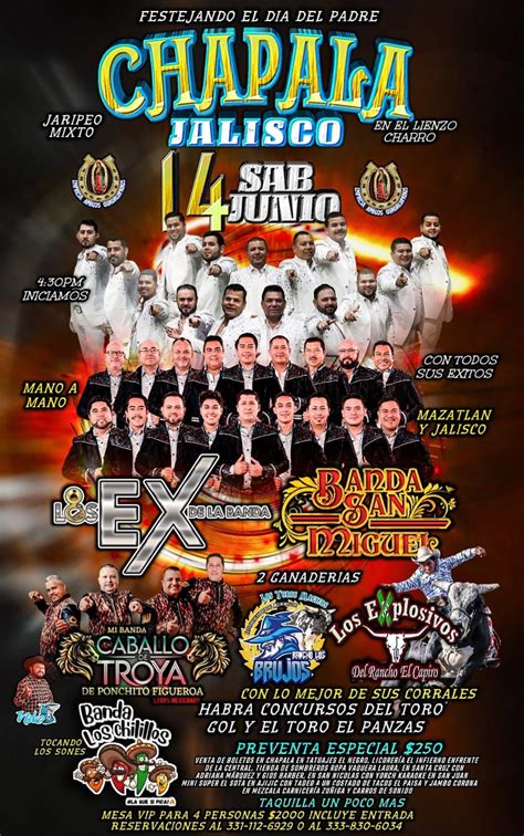 Gran jaripeo baile, Lienzo Charro De Chapala, Ajijic, 14 June 2025 ...