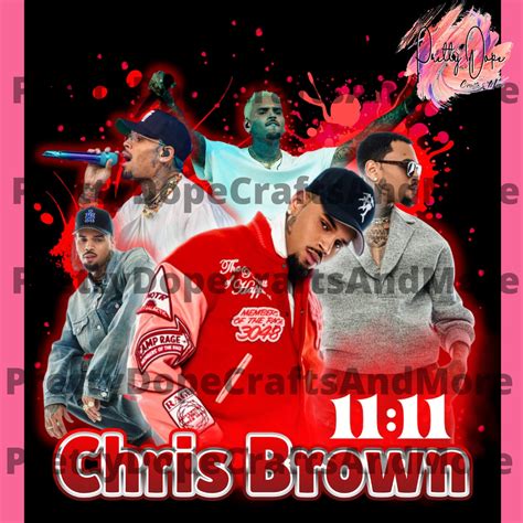 Chris Brown, T-shirt PNG, Instant Digital Design PNG, Printable Bootleg ...