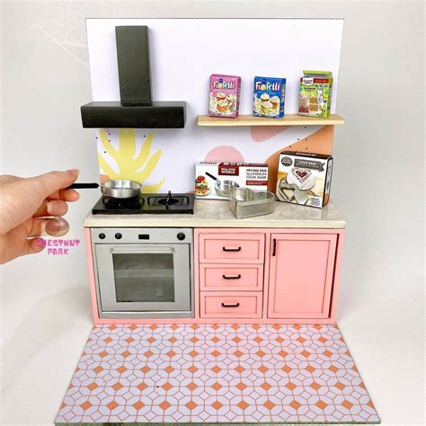 Miniature Kitchen That Works REAL 2in1 Baking & Cooking Kitchen Set ...