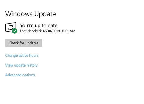Image result for Windows 10 Check for Updates