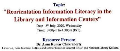 WBCLA organizing a Webinar on Reorientation Information Literacy in the ...