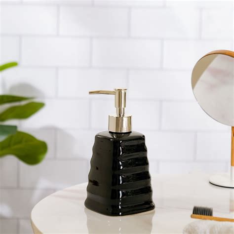 Abstract Ceramic Dispenser With Nozzle Black 7 Inch Online - Premium ...