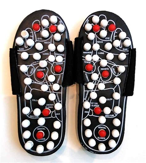 DSJ® Acupoint Rotating Foot Massage Shoes Slippers Sandal Feet ...