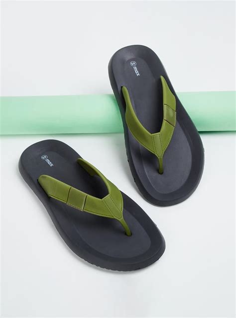 Buy Men Ribbed V-Strap Flip Flops Online at just Rs. 399.0 ...