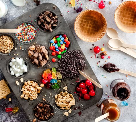 Ice Cream Sundae Bar - Lolo Home Kitchen