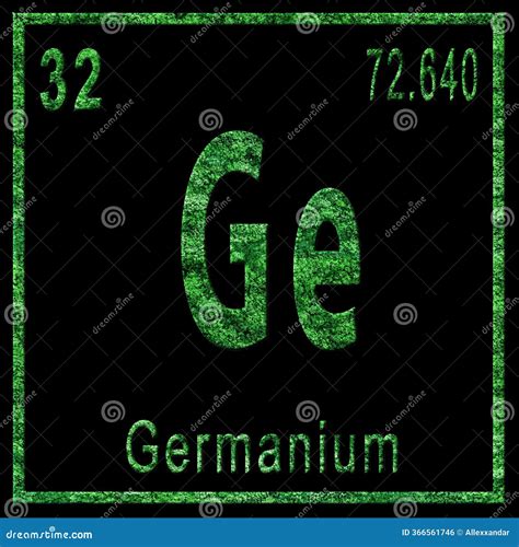 Germanium Ge Chemical Element Of Periodic Table In Ice Cube Royalty-Free Stock Image ...