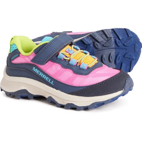 Merrell Girls Moab Speed Low A/C Hiking Shoes - Waterproof - Save 54%