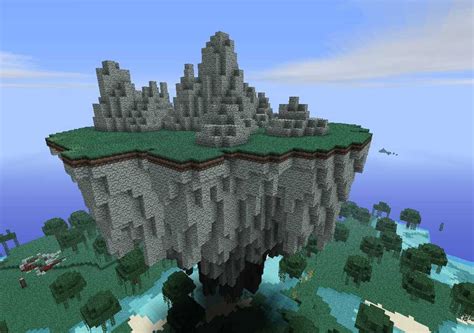 Image result for Minecraft Floating Island Tutorial