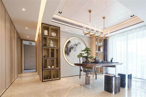 新中式 保利香槟国际 三室两厅 155平米南通(海安|如东)装修效果图-南通锦华装饰