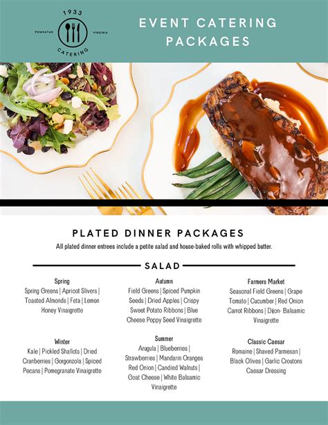 Catering Menu 的图像结果