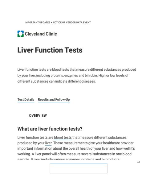 Image result for Liver Function Tests Chart
