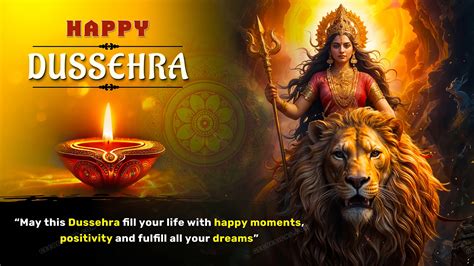 Happy Dussehra 2024, Vijayadashami greetings with Maa Durga HD ...
