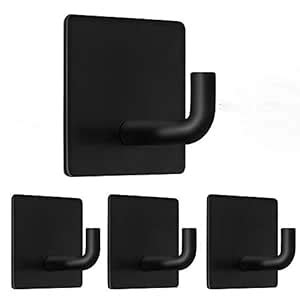 kaveno Modern 3M Self Adhesive Hooks Stainless Steel Towel Robe Coat ...