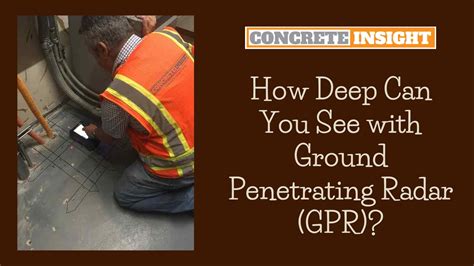 How Deep Can Gpr Penetrate Ground? The Real Answer