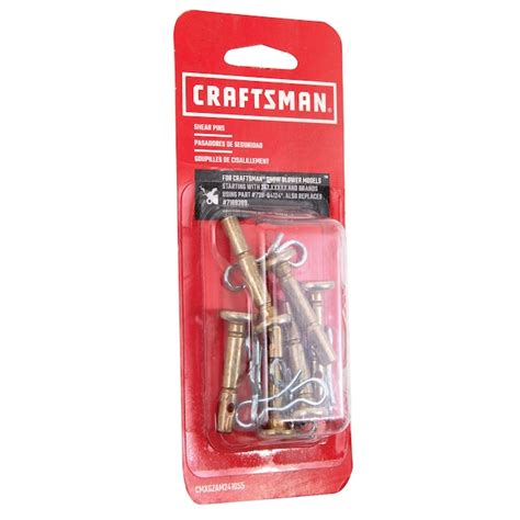 CRAFTSMAN Snow blower Steel Shear Pins CMXGZAM241055 at Lowes.com