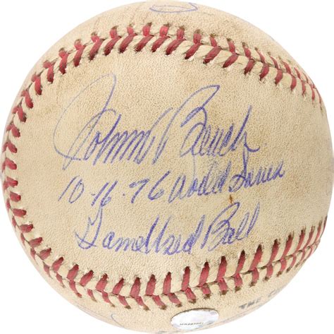 1976 World Series Game 1 Cincinnati Reds Multi-Signed Game Used ...