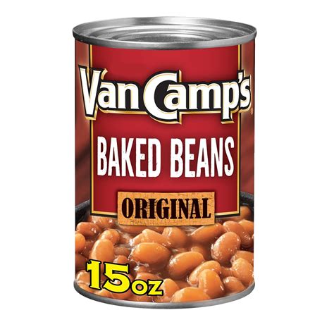 Amazon.com: Van Camp's Original Baked Beans, Canned Beans, 15 OZ (Pack ...
