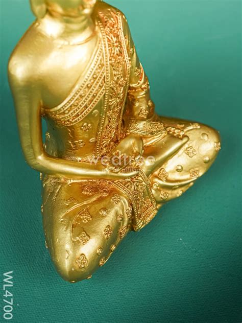 Polyresin Buddha Idol - 7 inch - WL4700 – Wedtree