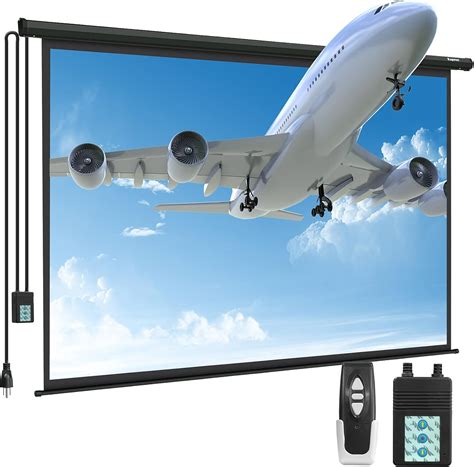 Kapwan 100 Motorized 4K 3D HD Projector Screen India | Ubuy
