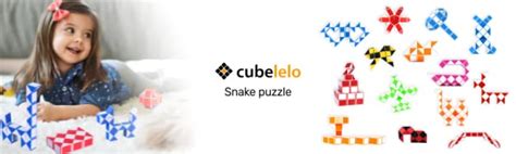 Cubelelo Magic Snake 36 Blocks | Geometric Brain Teaser Puzzle Toy ...