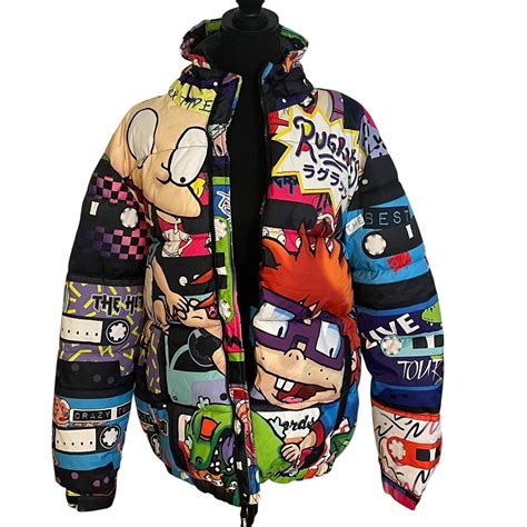 Members Only The Rugrats- Members Only Nickelodeon Puffer Jacket Coat ...