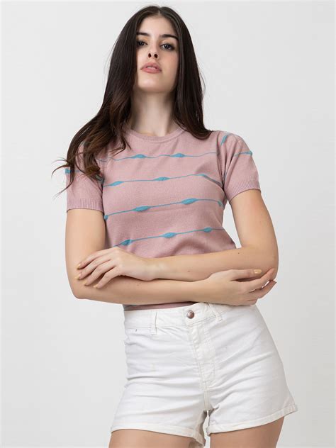 801 Bubble Knit Top I Lavendar I ARMISTO